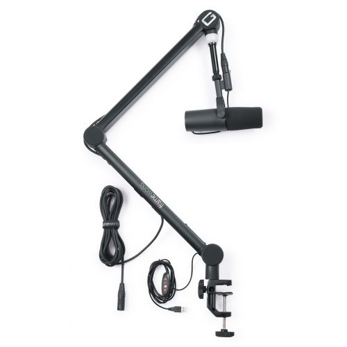 Микрофонная стойка-пантограф Gator Frameworks GFWMICBCBM4000 Professional Desktop Mic Boom Stand with Led Light